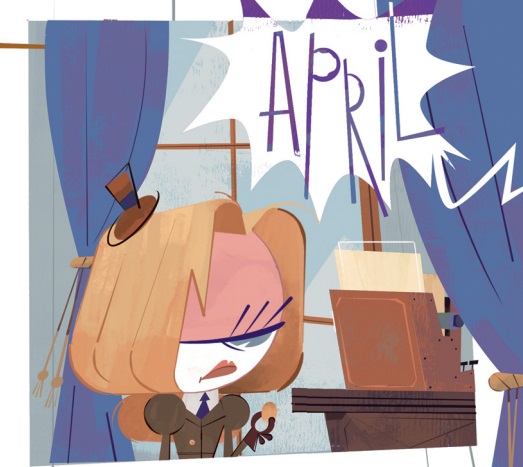 Ilustración de APRIL EYE Y LOS HERMANOS MANOS