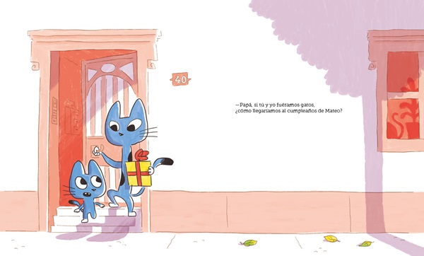 Ilustración de El cumpleaños de Mateo