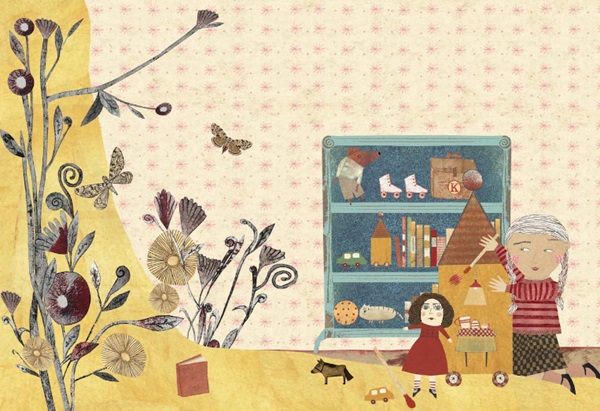Ilustración de Carolina y la cerilla