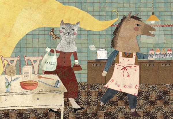 Ilustración de Carolina y la cerilla