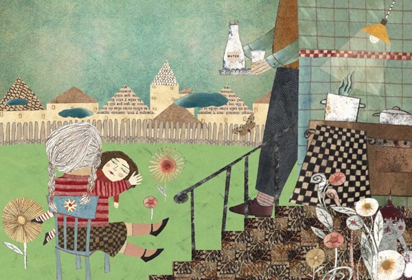 Ilustración de Carolina y la cerilla