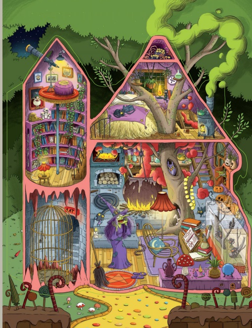 Ilustración de Una casa monstruosa