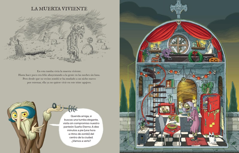 Ilustración de Una casa monstruosa