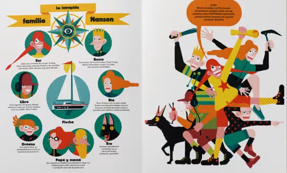 Ilustración de Escape book La isla Octópoda