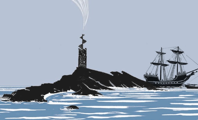 Ilustración de La isla de los susurros