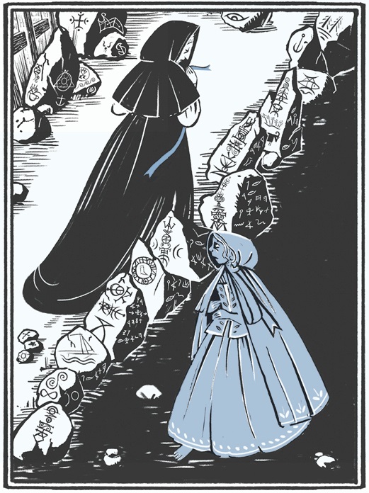 Ilustración de La isla de los susurros