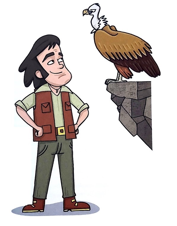 Ilustración de Félix y los Guardianes de la Fauna Ibérica