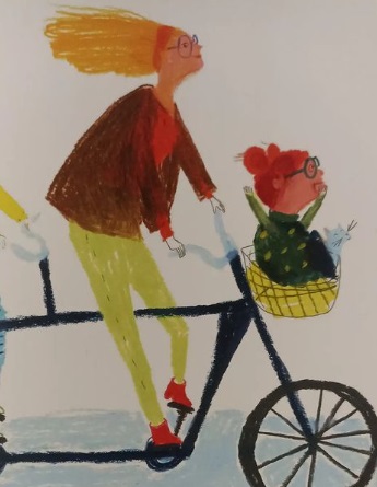 Ilustración de Como pez sin bicicleta