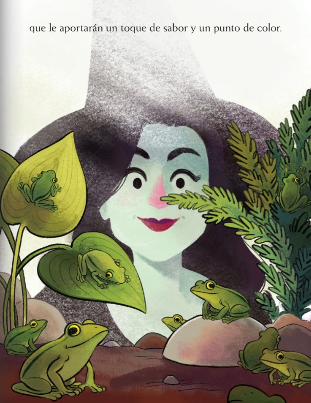 Ilustración de Una cucharada de ranas