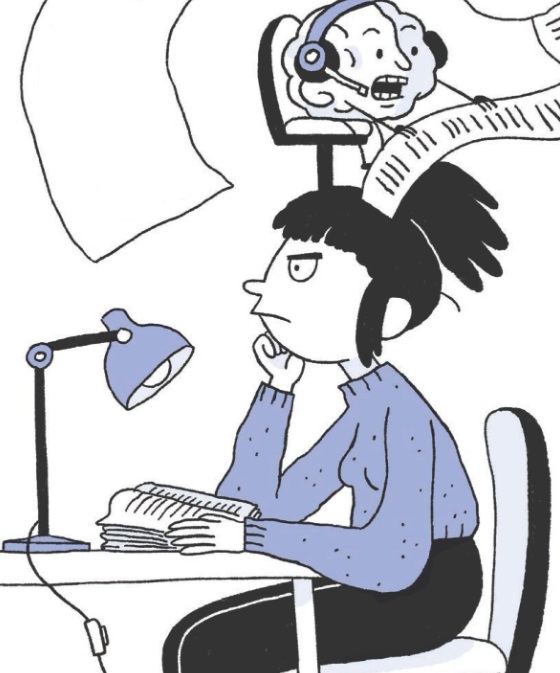 Ilustración de ¿Qué tenemos en la cabeza?