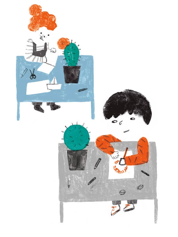 Ilustración de Otto y Pincho