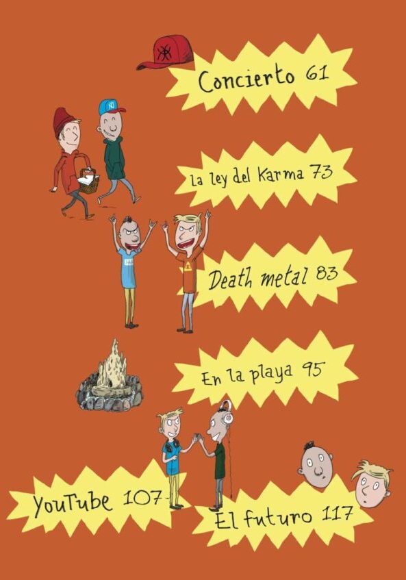 Ilustración de Manu y Moha para siempre