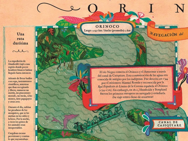 Ilustración de Alexander Von Humboldt. Explorador de lo inalcanzable
