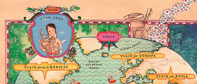 Ilustración de Alexander Von Humboldt. Explorador de lo inalcanzable