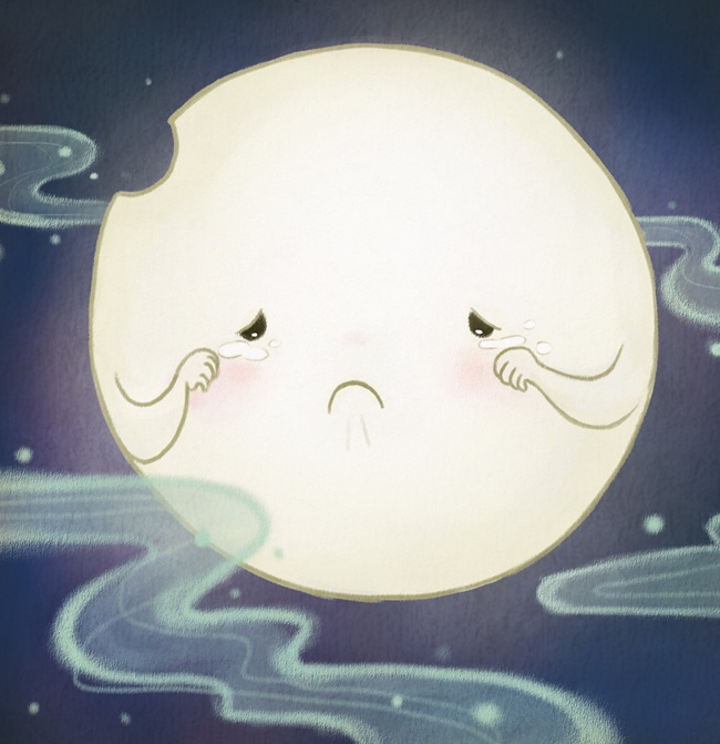 Ilustración de Conejito de luna