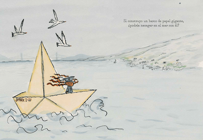 Ilustración de La chispa en mí