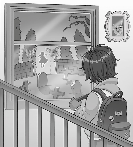 Ilustración de Alma Blake 1: La Escuela Fantasmagórica