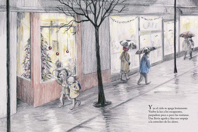 Ilustración de Un regalo de invierno