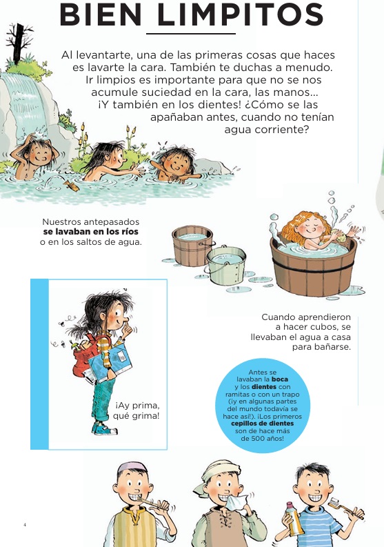 Ilustración de La vida cotidiana antes y ahora