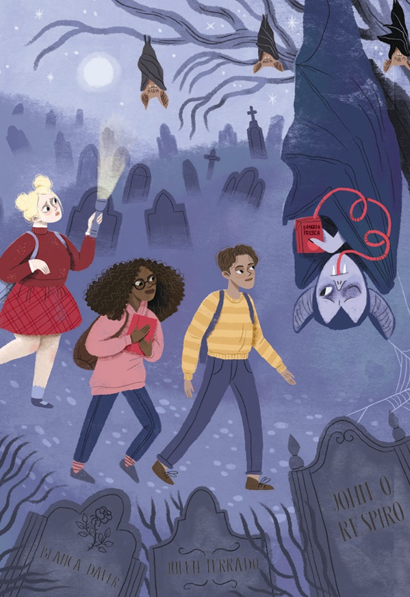 Ilustración de Un paseo entre vampiros