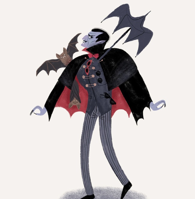 Ilustración de Un paseo entre vampiros