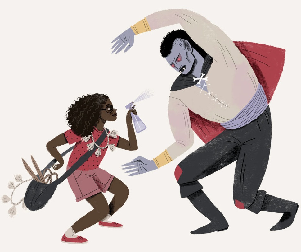 Ilustración de Un paseo entre vampiros