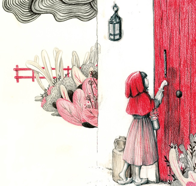 Ilustración de Caperucita Roja