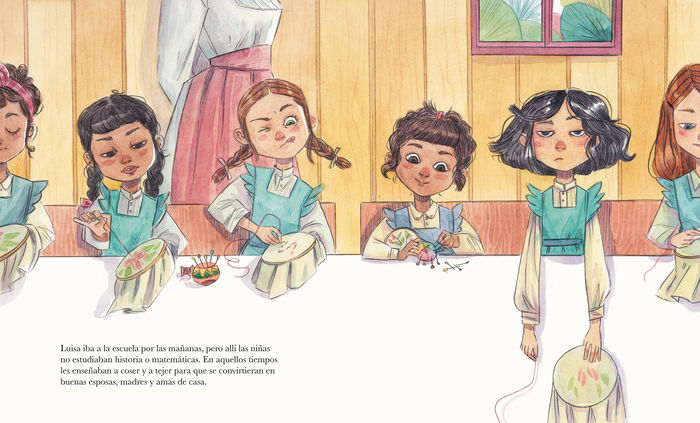 Ilustración de Los pantalones de Luisa