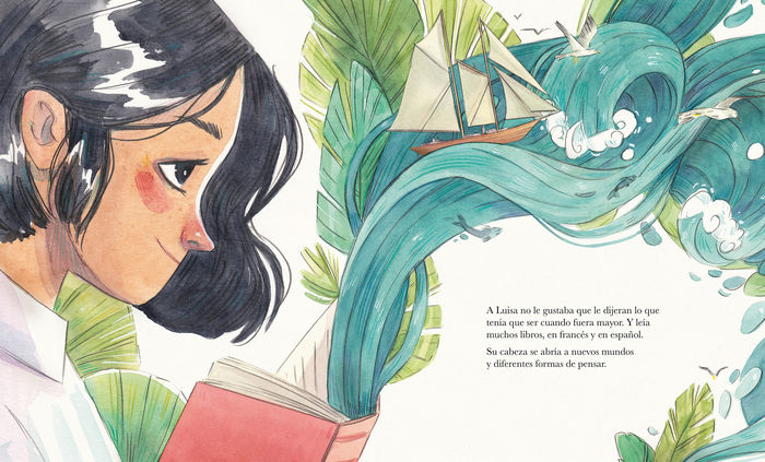 Ilustración de Los pantalones de Luisa
