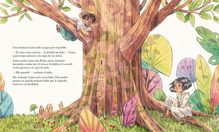 Ilustración de Los pantalones de Luisa