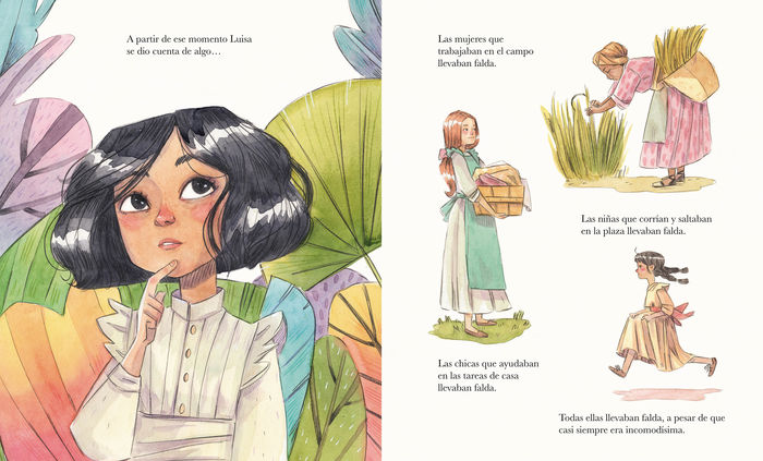 Ilustración de Los pantalones de Luisa