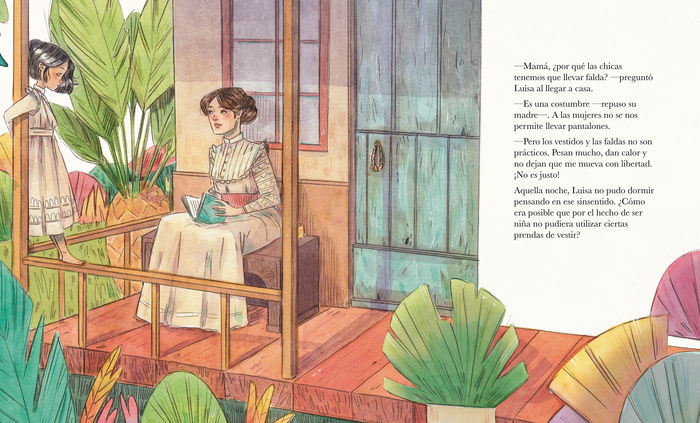 Ilustración de Los pantalones de Luisa