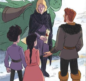 Ilustración de Los dragones de Nalsara 
