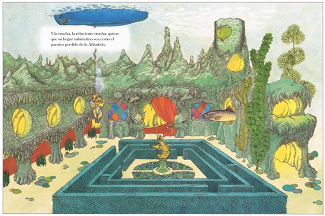 Ilustración de La casa de tus sueños con Henrietta y sus diseños
