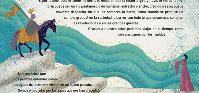 Ilustración de El atlas del tiempo