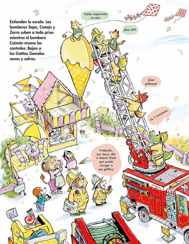 Ilustración de ¡BOMBEROS AL RESCATE!
