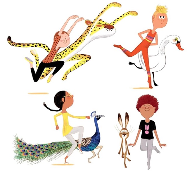 Ilustración de Nunca bailes con un dinosaurio