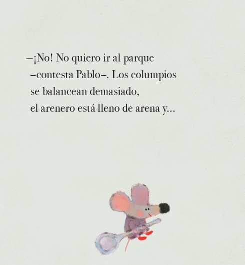 Ilustración de Pablo está de mal humor
