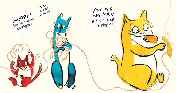Ilustración de Hay gatos en este libro