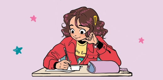 Ilustración de La chica nueva