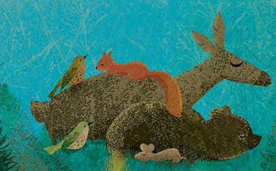 Ilustración de Un hogar para Pequeño Oso