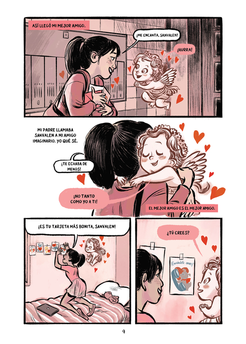 Ilustración de Valentina y el amor verdadero