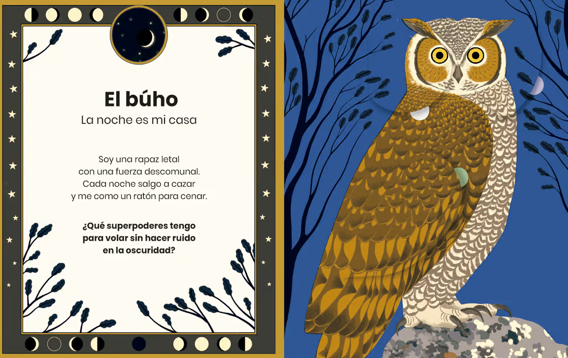 Ilustración de Animales con superpoderes