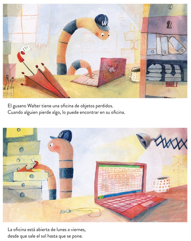 Ilustración de La oficina de Walter
