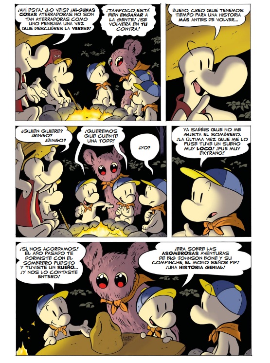 Ilustración de Los scouts de Bone