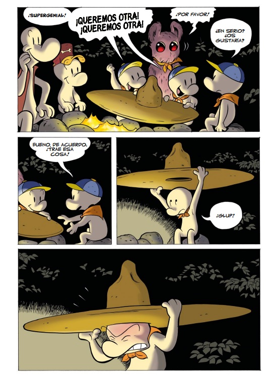 Ilustración de Los scouts de Bone
