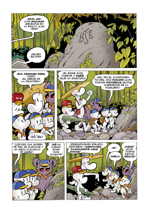 Ilustración de Los scouts de Bone