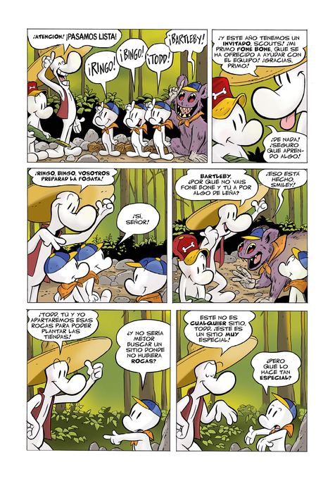 Ilustración de Los scouts de Bone
