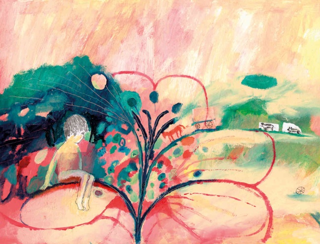 Ilustración de BAJO EL ASFALTO, LA FLOR