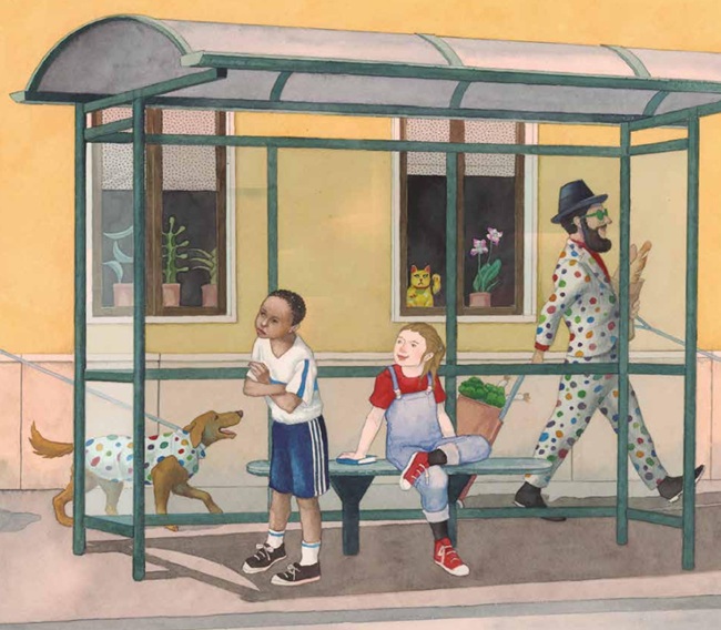Ilustración de El tranvía número Flor
